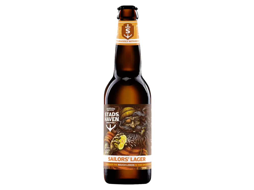 ØL STADSHAVEN SAILOR LAGER 4,9% 33CL. 