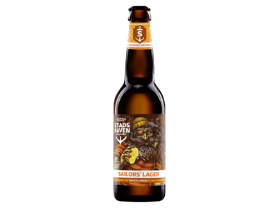 ØL STADSHAVEN SAILOR LAGER 4,9% 33CL. 