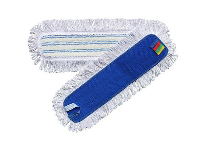 MOPPE VELCRO UNIVERSAL MOP MAX PLUS 40CM MICROFIBER ØKO-TEX MED LØKKER TØR/VÅD 102932-1
