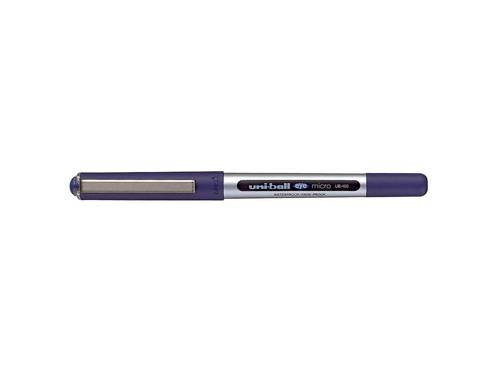 ROLLERPEN UNI-BALL UB-150 EYE MICRO 0,2MM BLÅ 70% GENBRUGSPLAST