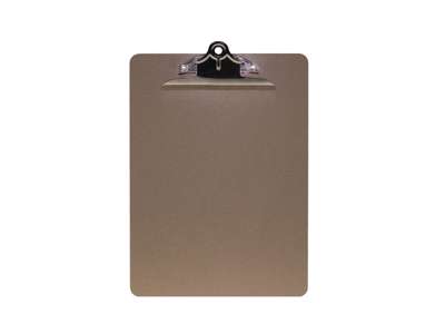 CLIPBOARD A4 MDF BRUN MED STOR KLEMME 230020