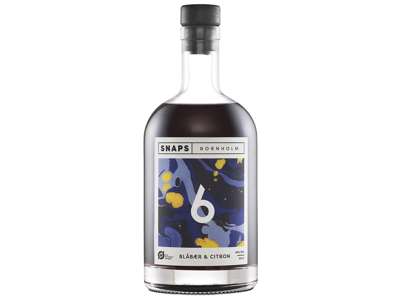 BORNHOLM SNAPS NO 6 BLÅBÆR & CITRON ØKO 40% 50CL. 