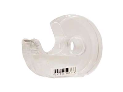 TAPEDISPENSER TRANSPARENT HÅND- MODEL TIL 19X33M TAPE 395500