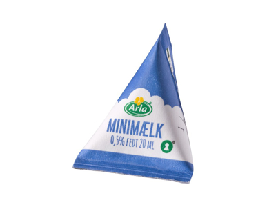 KAFFEMÆLK MINI MÆLK 20ML I BRIK 0,5% 100 STK/KAR. 