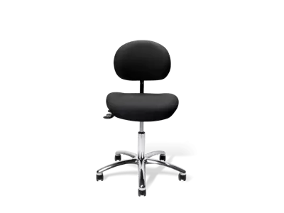 KONTORSTOL VELA LATIN 100 SORT MAIN LINE PLUS IF059 STOF CHROM STEL