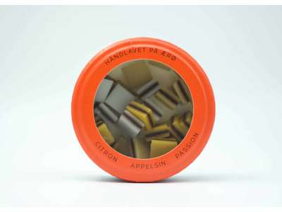 HATTESENS KONFEKTFABRIK LAKRIDS KONFEKT CITRON, APPELSIN OG  PASSION 125GR.