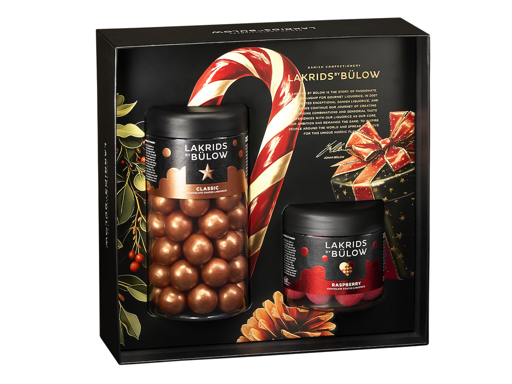 LAKRIDS BY BÜLOW BLACK BOX 385GR. REG./SMALL CLASSIC/BERRY CHOCOLATE 