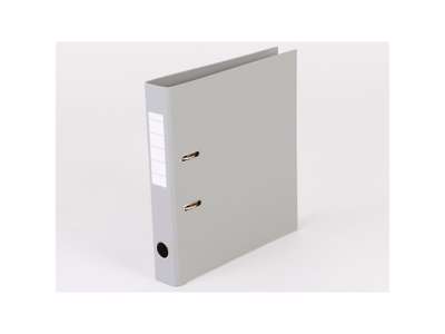 BREVORDNER Q-LINE A4 MED 50MM RYG OG METALSKINNE GRÅ 