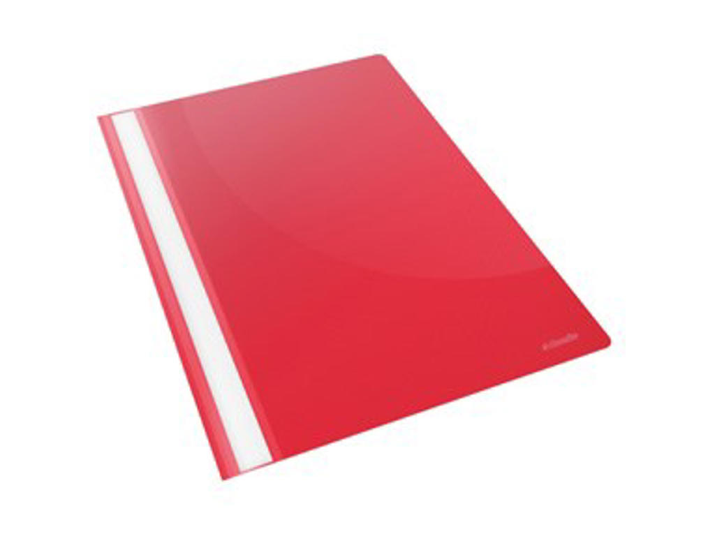 TILBUDSMAPPE ESSELTE VIVIDA A4 UDEN LOMME RØD 28316 