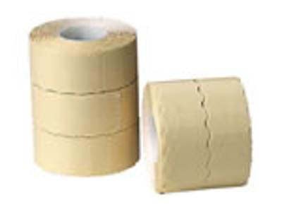 PRISMÆRKNING ETIKET WAVE 26X16MM RL. A 1200 STK. HVID TIL JUDO 26 SAMARK 26/JOLLY