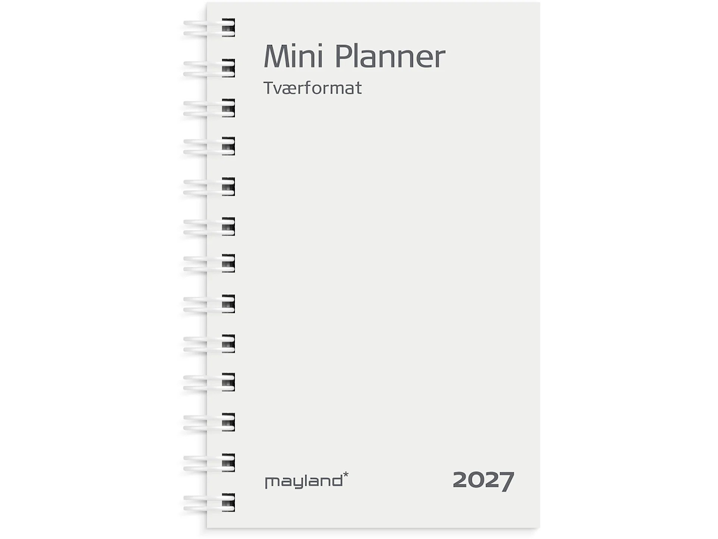 KALENDER MAYLAND 2027 27084800 MINI PLANNER REFILL 8X12,6CM