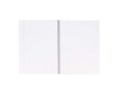 BLOK A4 KOLLEGIEBLOK BANTEX HVID M/SPIRALRYG KVADRERET 70 BL. 70GR 100051857