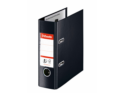 BREVORDNER ESSELTE OKTAV A5 SORT 75MM RYG 468670 