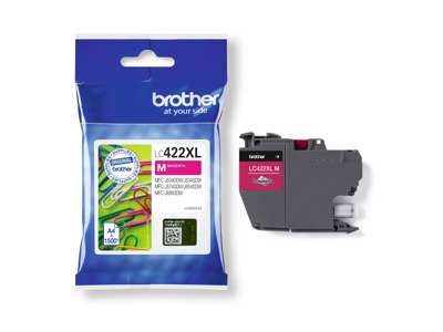 BLÆKPATRON BROTHER LC422XLM MAGENTA 1500 SIDER 