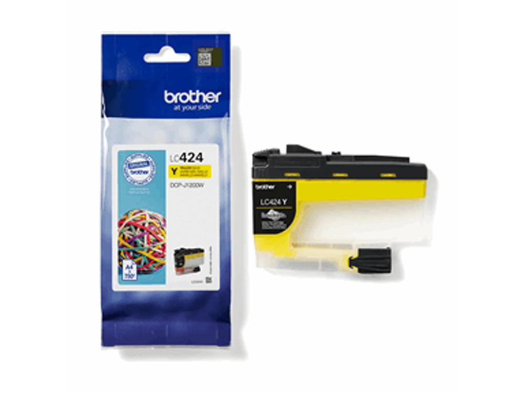 BLÆKPATRON BROTHER LC424Y YELLOW 750 S. 