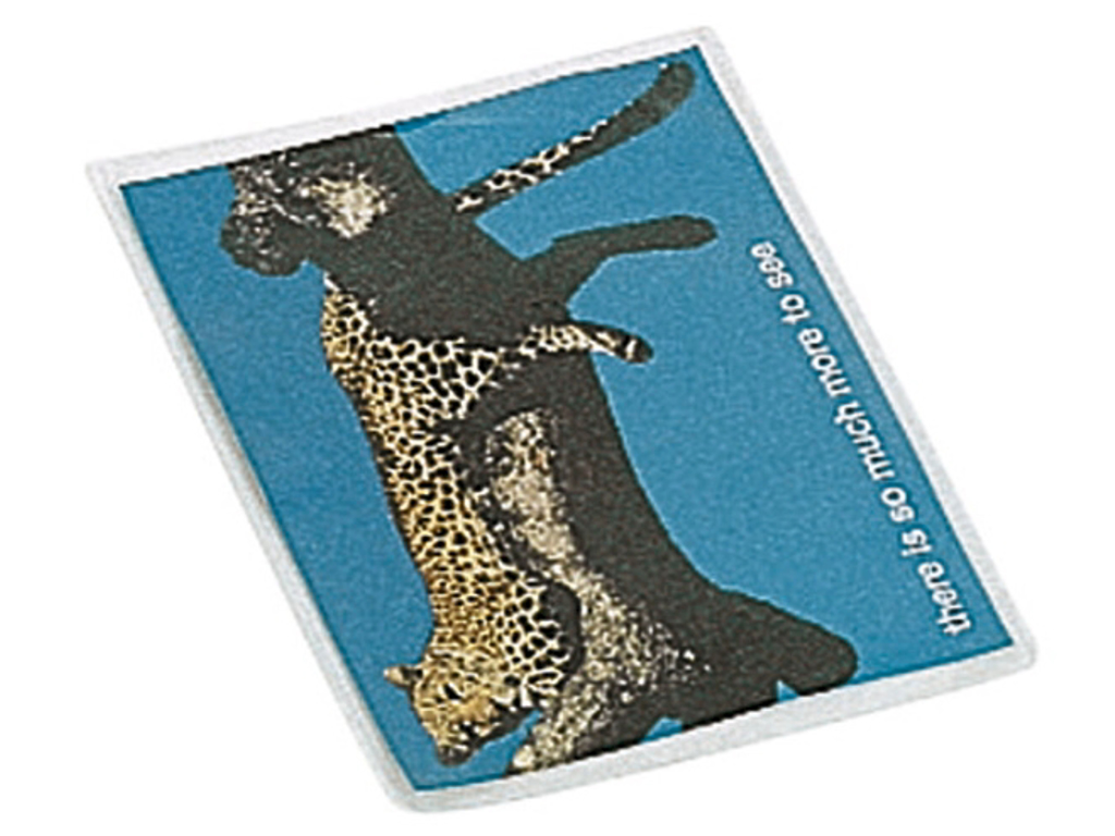 PLASTETUI ESSELTE A6 0,105MM GLASKLAR 47778 