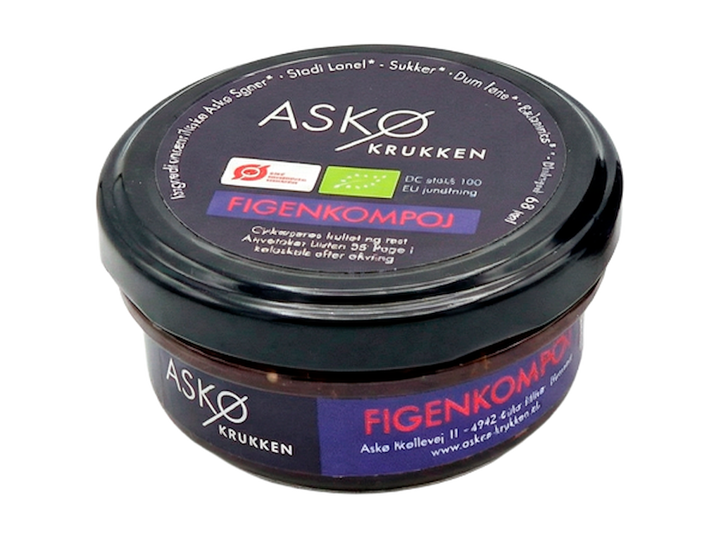 ASKØ KRUKKEN FIGENKOMPOT 65ML. ØKO.