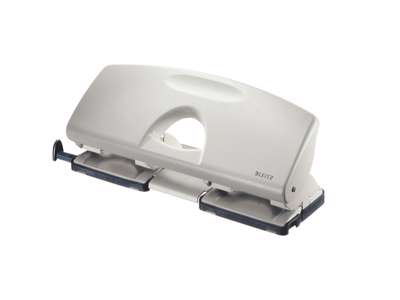 HULAPPARAT LEITZ 5012 4-HULS HVID MED SKINNE 25 ARK 