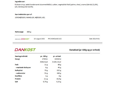 LAKRIDSERIET EDINBURGH KARAMEL MED LAKRIDS STYKKER CA. 110GR. 