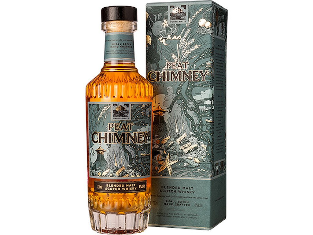 WEMYSS-PEAT CHIMNEY BLENDED MALT SCOTCH WHISKY 46% 70CL.