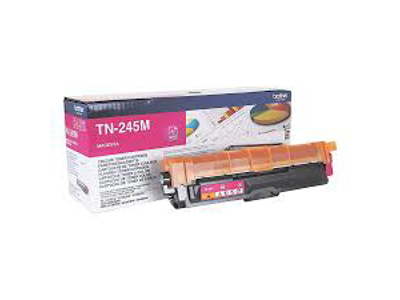 LASERTONER BROTHER TN245M FARVELED MAGENTA 2200 SIDER 