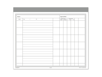 BLANKET UGESEDDEL 2X50 BLADE 148 X 200 MM. 92 2200 30 92220030