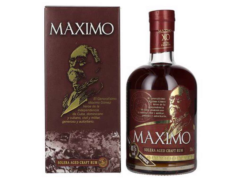OLIVER'S MAXIMO XO SOLERA CRAFT  AGED RUM 70CL. 41% 