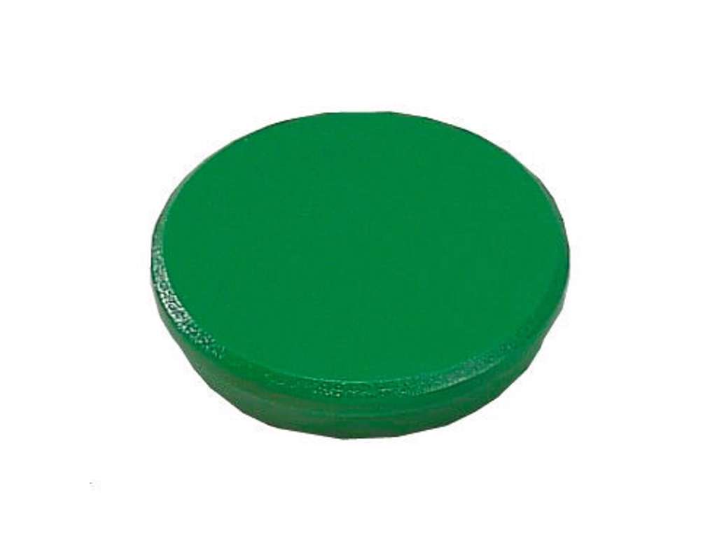 MAGNET DAHLE 24MM RUND GRØN  10 STK./PK. BÆREKRAFT 0,3KG. 195524-05