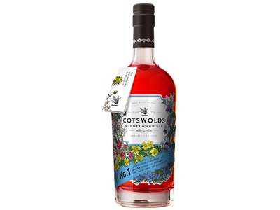 COTSWOLD WILDFLOWER GIN NO. 1 70CL. 41,7% LAVENDLER OG KORN BLOMSTER½