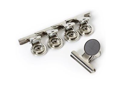 KLEMME MED MAGNET Ø50MM KAN HOLDE OP TIL 80 ARK 80GR. PAPIR 781515