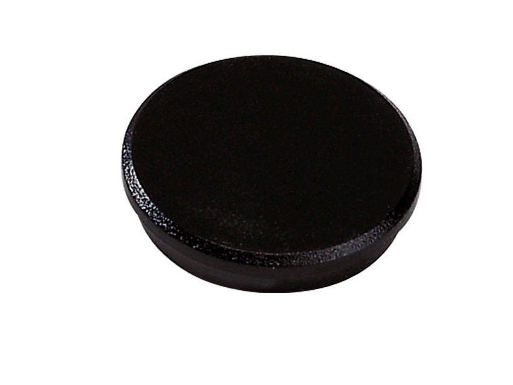 MAGNET DAHLE 24MM RUND SORT 10STK/PK BÆREKRAFT 0,3KG 