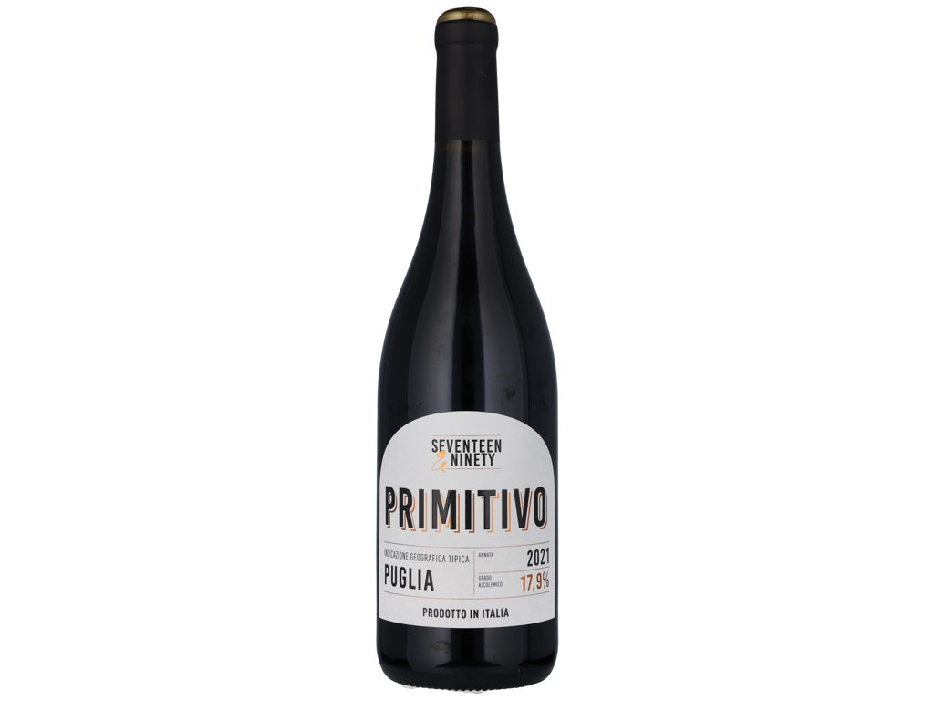 PRIMITIVO PUGLIA RIOLITE VINI 2021 17,9% 75CL.