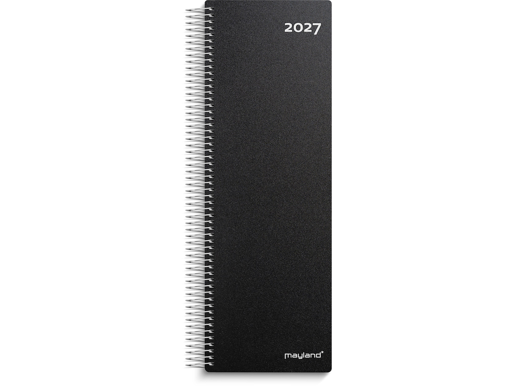 KALENDER MAYLAND 2027 27225000 SPIRALNOTERINGSKALENDER PP-PLAST 32,8X12,7CM