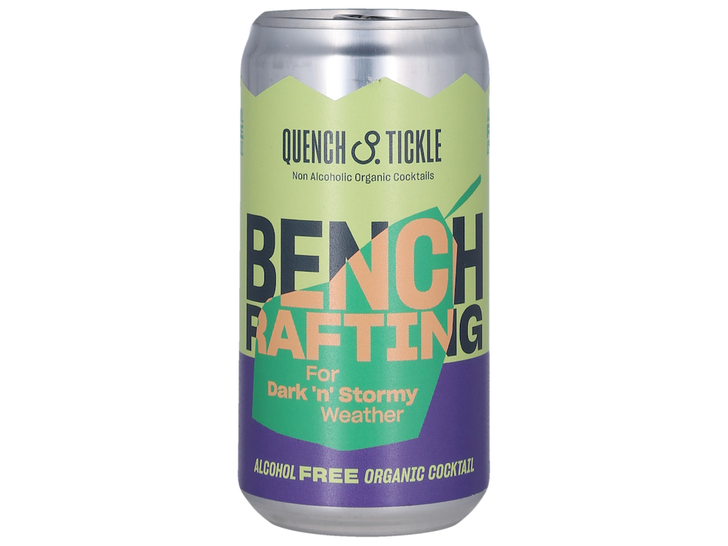 QUENCH & TICKLE BENCH RAFTING ORGANIC ALKOHOLFRI COCKTAIL 25CL.