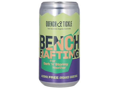 QUENCH & TICKLE BENCH RAFTING ORGANIC ALKOHOLFRI COCKTAIL 25CL.
