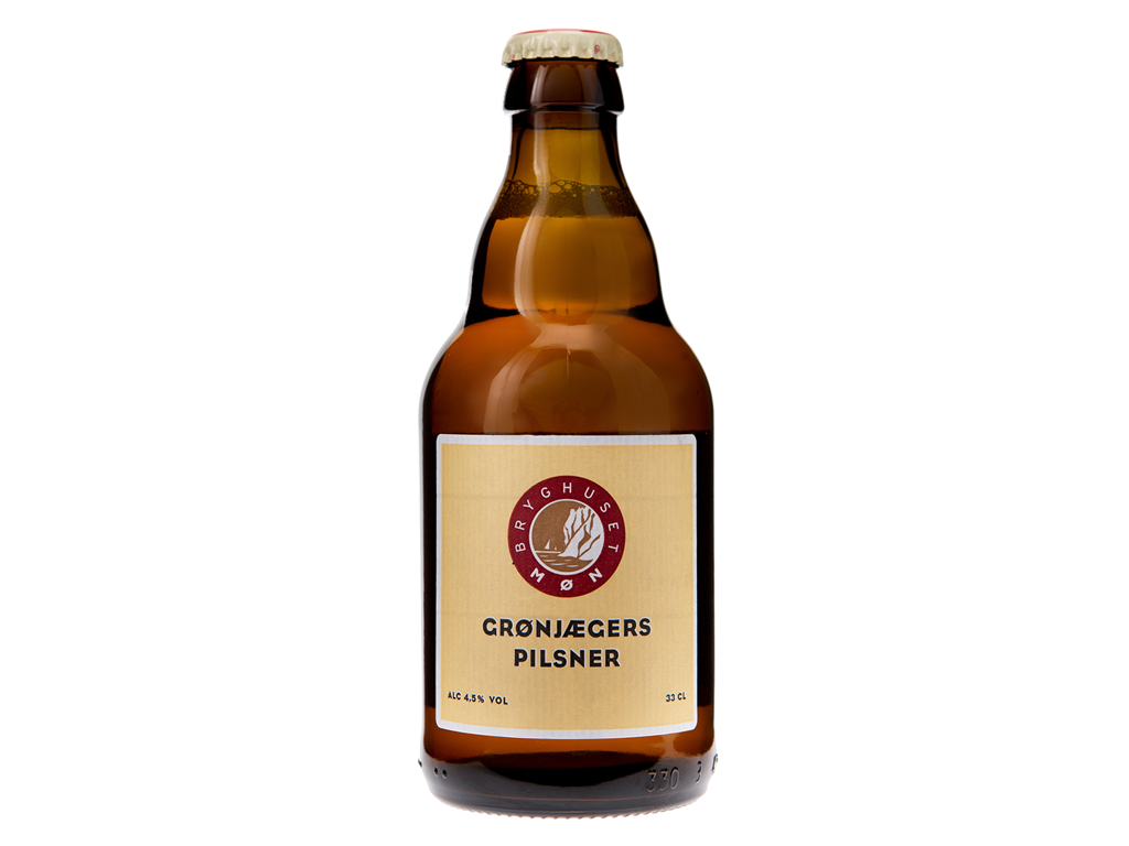 ØL BRYGHUSET MØN GRØNJÆGERS  PILSNER 4,5% 33CL. 