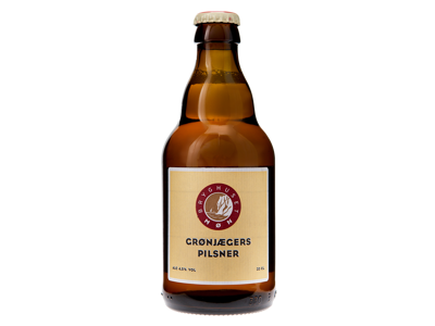 ØL BRYGHUSET MØN GRØNJÆGERS  PILSNER 4,5% 33CL. 