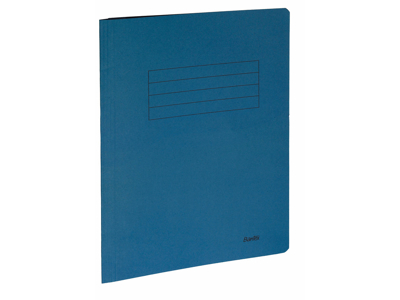 ARBEJDSMAPPE BANTEX BLÅ 318X240MM MED SKRIVEFELT 100090829