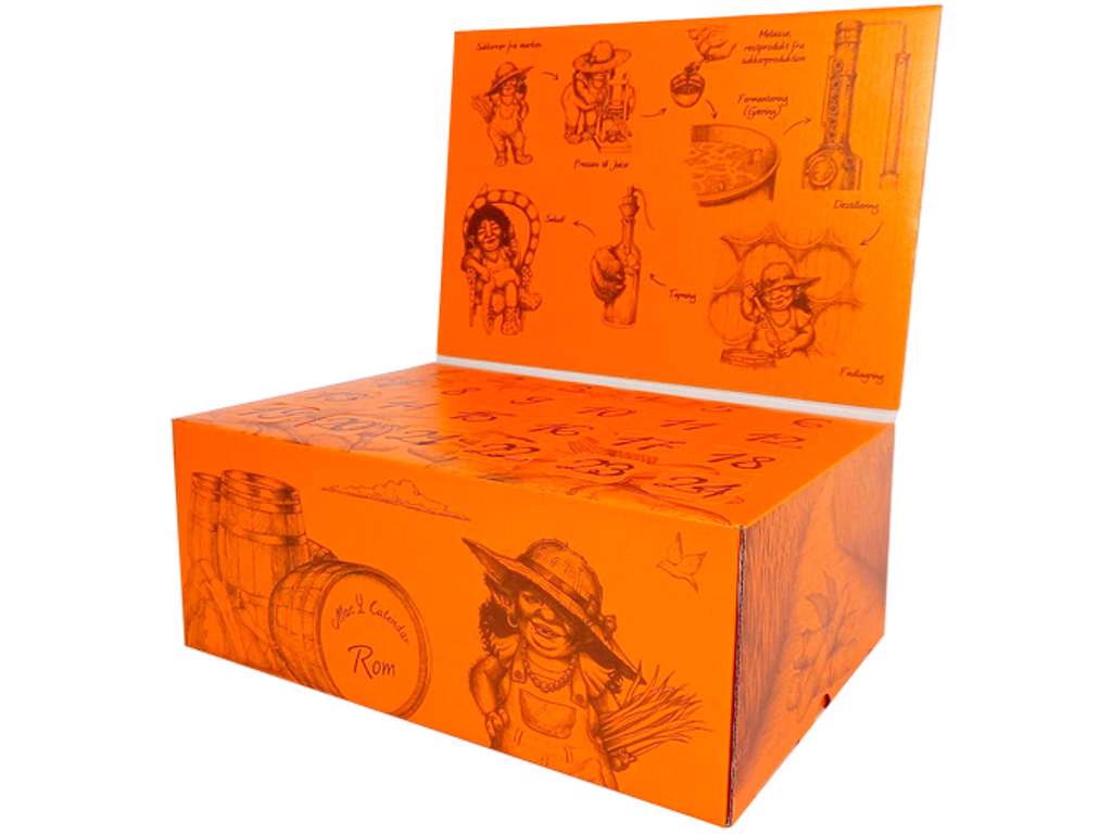 JULEKALENDER ROM MAC Y 24 STK. A 2 CL. FORSKELLIGE VARIANTER 