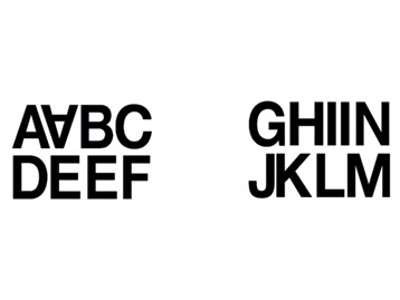 BOGSTAVER A-N SORT 33MM 2 ARK VEJRBESTANDIGE 