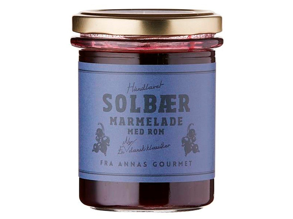 ANNAS GOURMET MARMELADE SOLBÆR MED ROM 200GR.