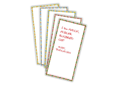 KALENDER NOTESBLOK PLAKATFORLAGET PK. A 5 STK. M/BLOMSTERRANKE 9015 5 KOLONNER             