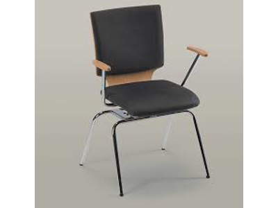 KONFERENCESTOL MOIZI 29 MED ALU** STEL OG FULDPOLSTRING MED COMFORT INCL. AMRLÆN I BØG.