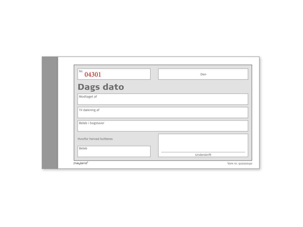 BLANKET DAGS DATO 2 X 50 BLADE 148 X 85 MM. 92 2200 40 