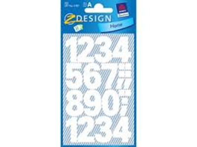 TAL 0-9, 25 MM. HVID  