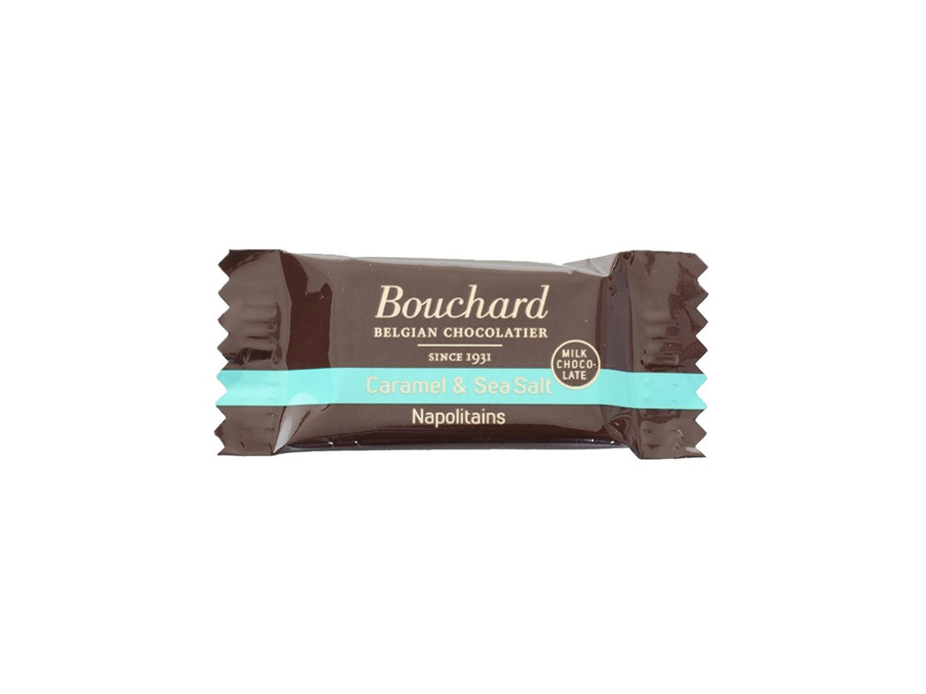 CHOKOLADE BOUCHARD LYS CHOKOLADE KARAMEL/HAVSALT 1KG A 5GR FLOWPK. 