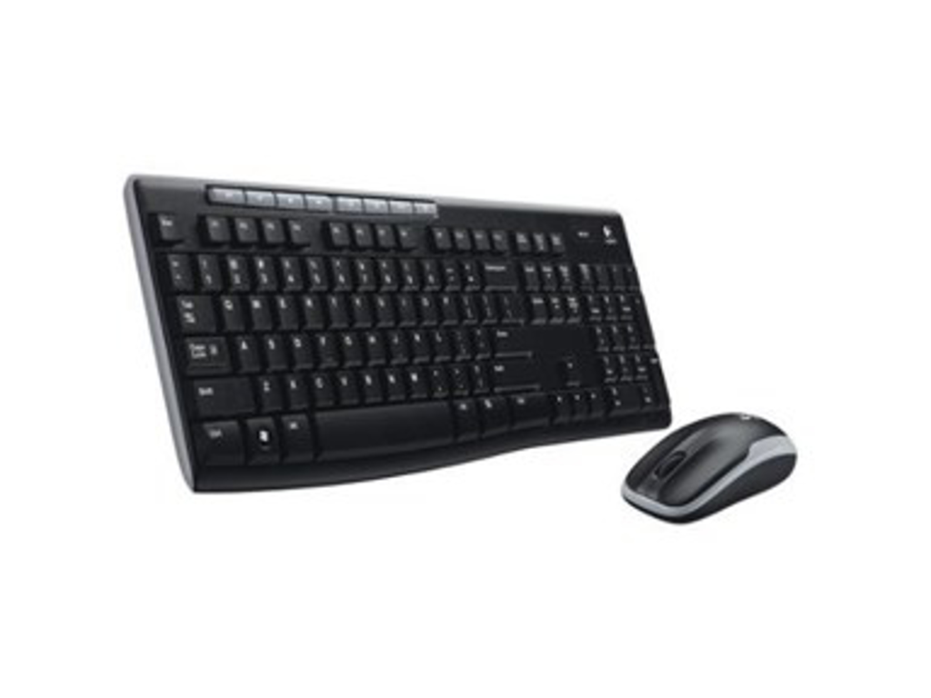 DATATILBEHØR LOGITECH WIRELESS DESKTOP OG MOUSE BLACK MK270 