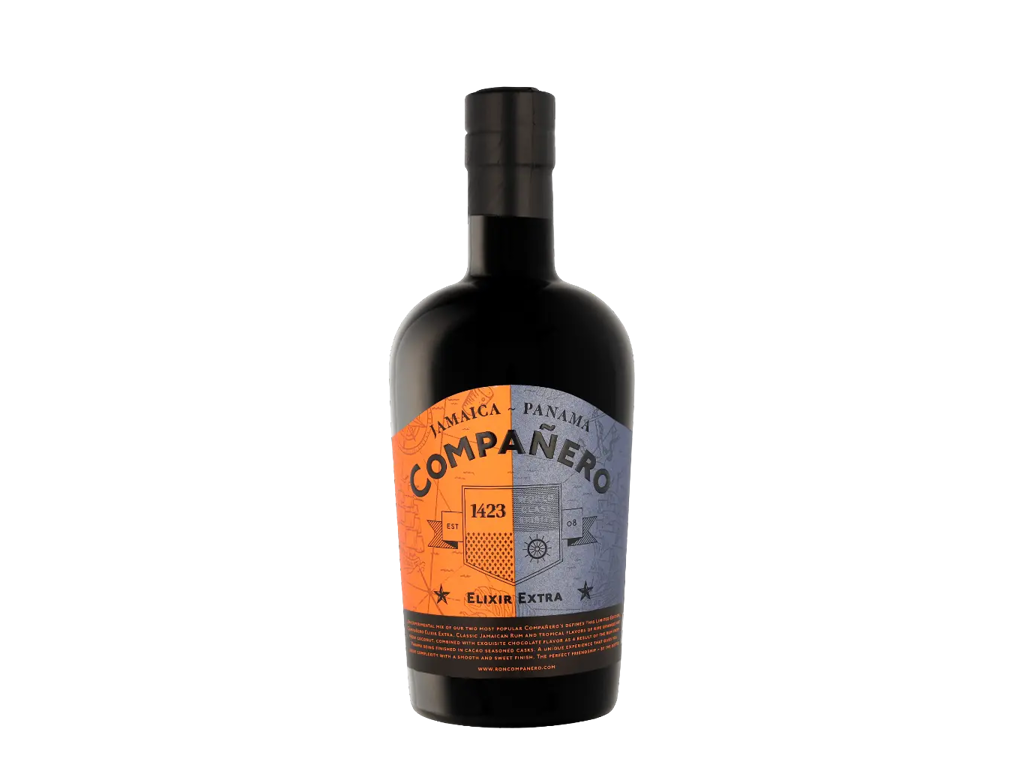 COMPANERO ELIXIR EXTRA LTD. MED APPELSIN OG CHOKOLADE 70CL. 40% ROMBASERET SPIRITUS