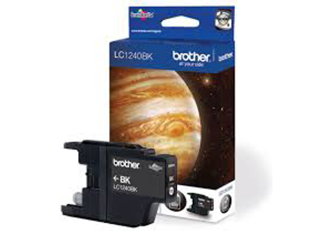 BLÆKPATRON BROTHER LC1240BK SORT TIL BROTHER MFCJ6510,6710, 6910 LC1240BK