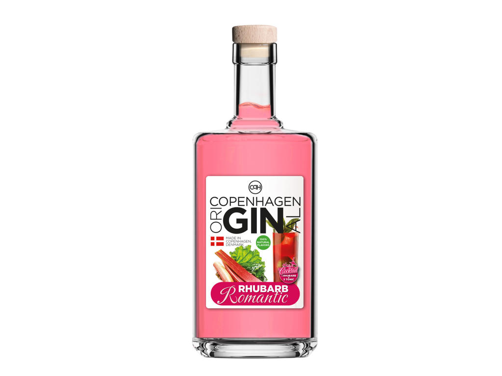 COPENHAGEN GIN ORIGINAL COCKTAIL RHUBARB 70CL. 37,5% 
